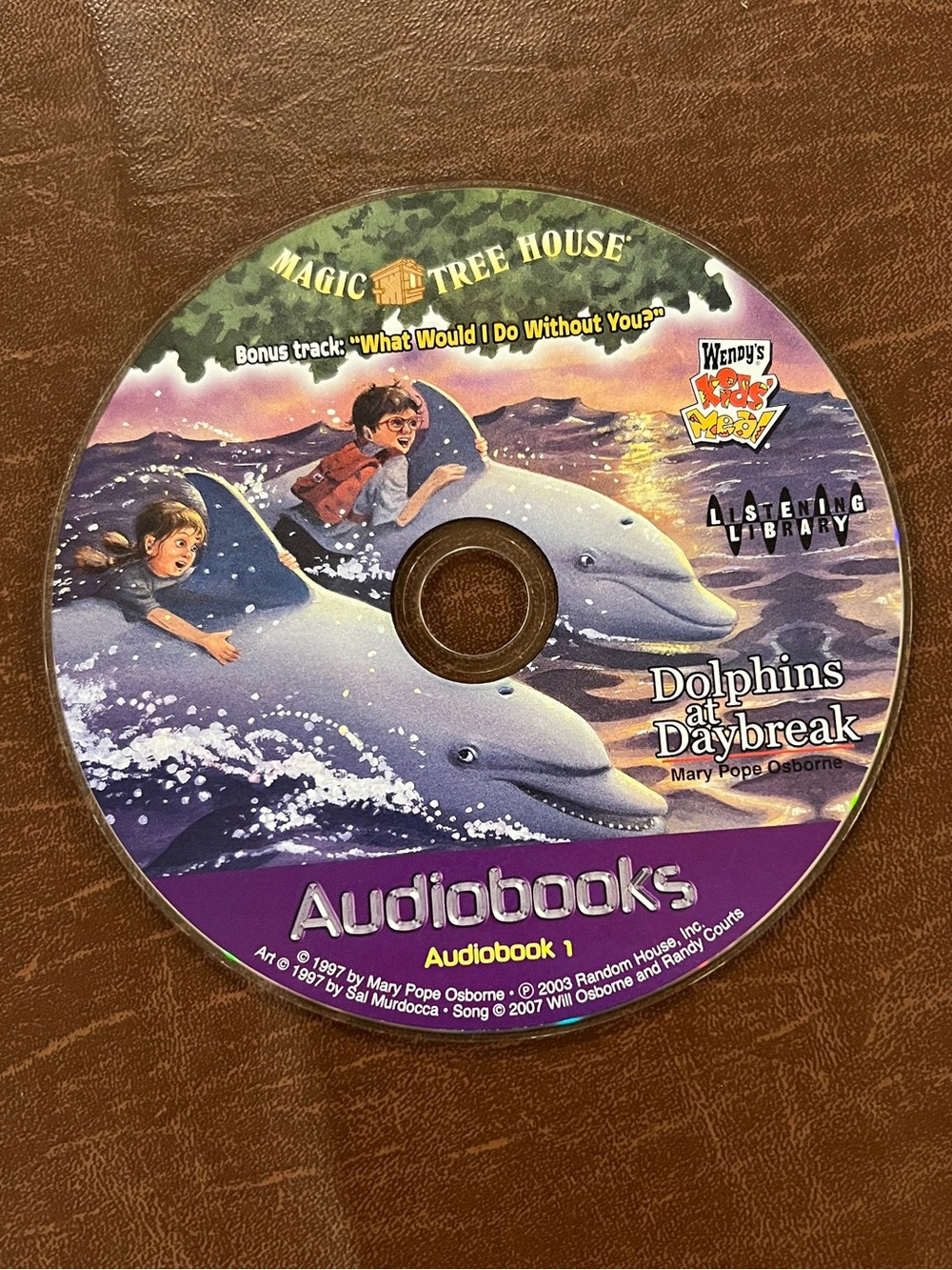 Magic Tree House - Dolphins at Daybreak - Audiobook CD - Disc Only